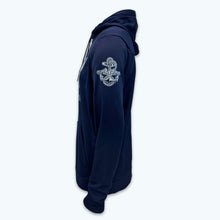 Load image into Gallery viewer, Navy Under Armour Silent Service Fleece Hood (Navy)