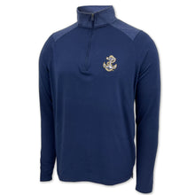 Load image into Gallery viewer, Navy Anchor Under Armour All Day Lightweight 1/4 Zip (Navy)