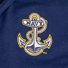 Load image into Gallery viewer, Navy Anchor Under Armour All Day Lightweight 1/4 Zip (Navy)