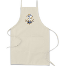 Load image into Gallery viewer, Navy Two-Pocket Apron