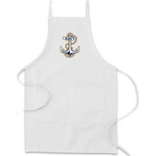 Load image into Gallery viewer, Navy Two-Pocket Apron