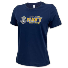 Load image into Gallery viewer, United States Navy Ladies Anchors Aweigh T-Shirt