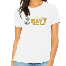 Load image into Gallery viewer, United States Navy Ladies Anchors Aweigh T-Shirt