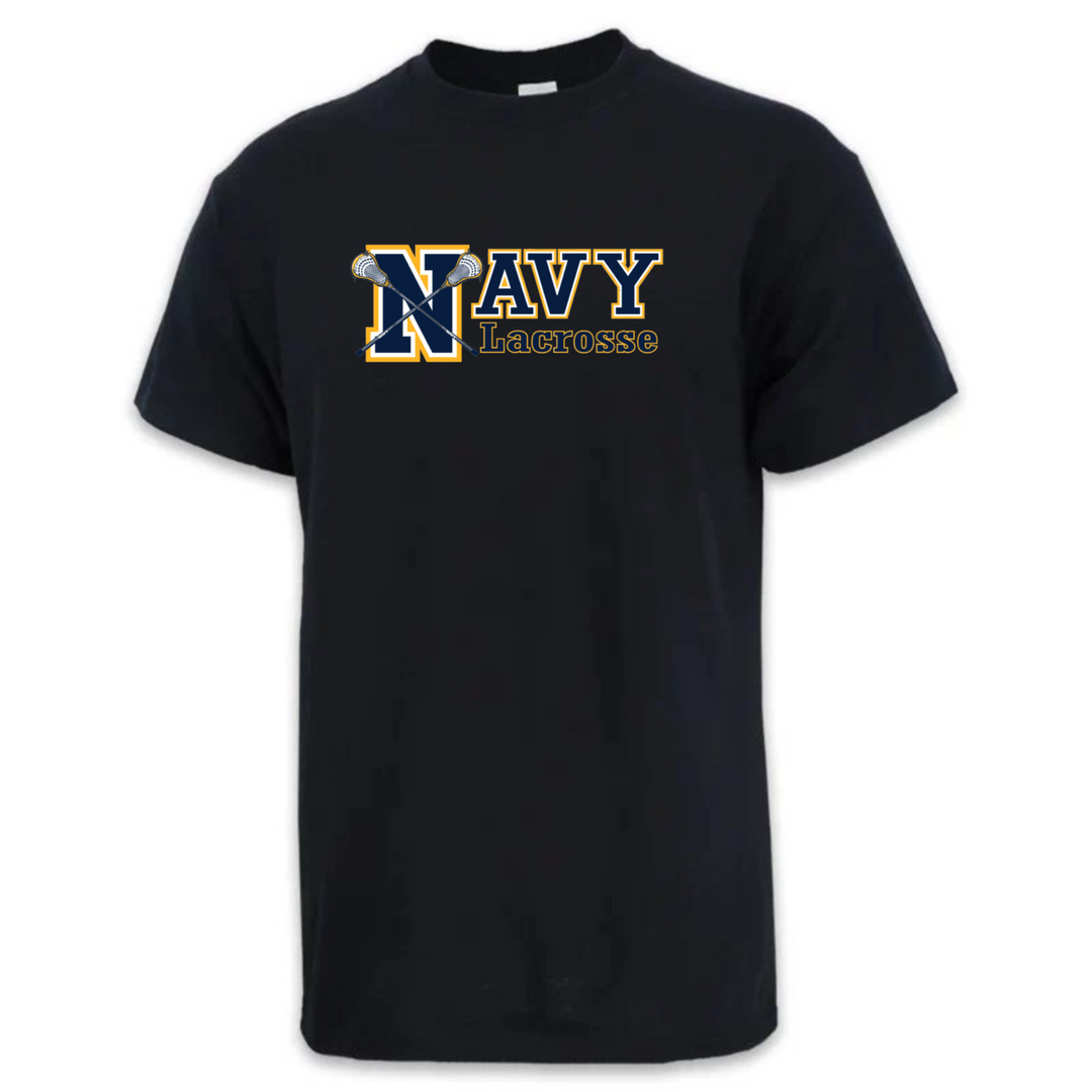 Navy Lacrosse Sport T-Shirt