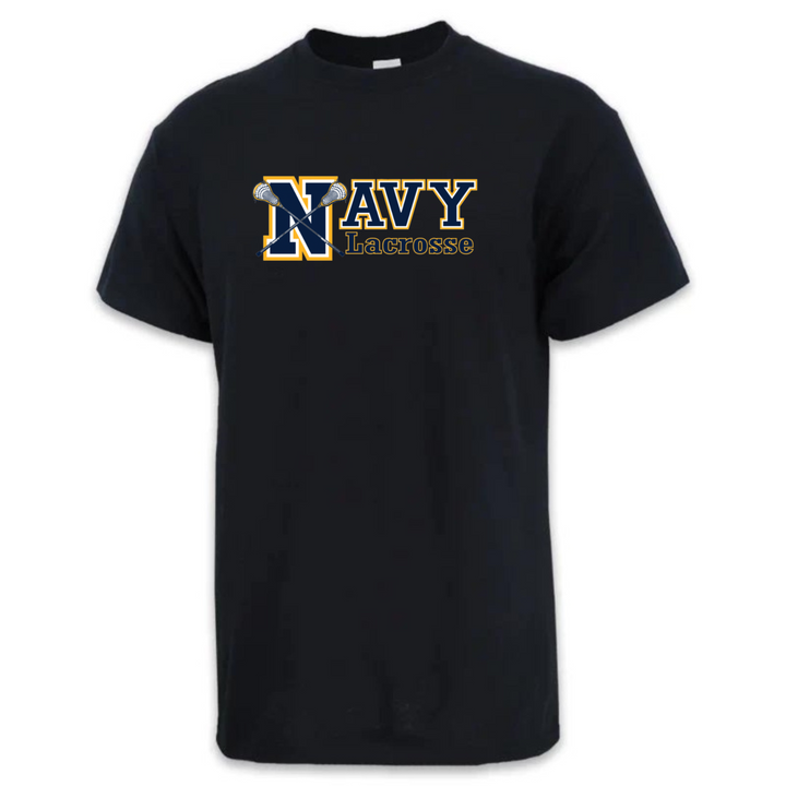 Navy Lacrosse Sport T-Shirt