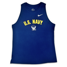 Load image into Gallery viewer, Navy Nike Dri-Fit Cotton Tomboy Tank (Navy)