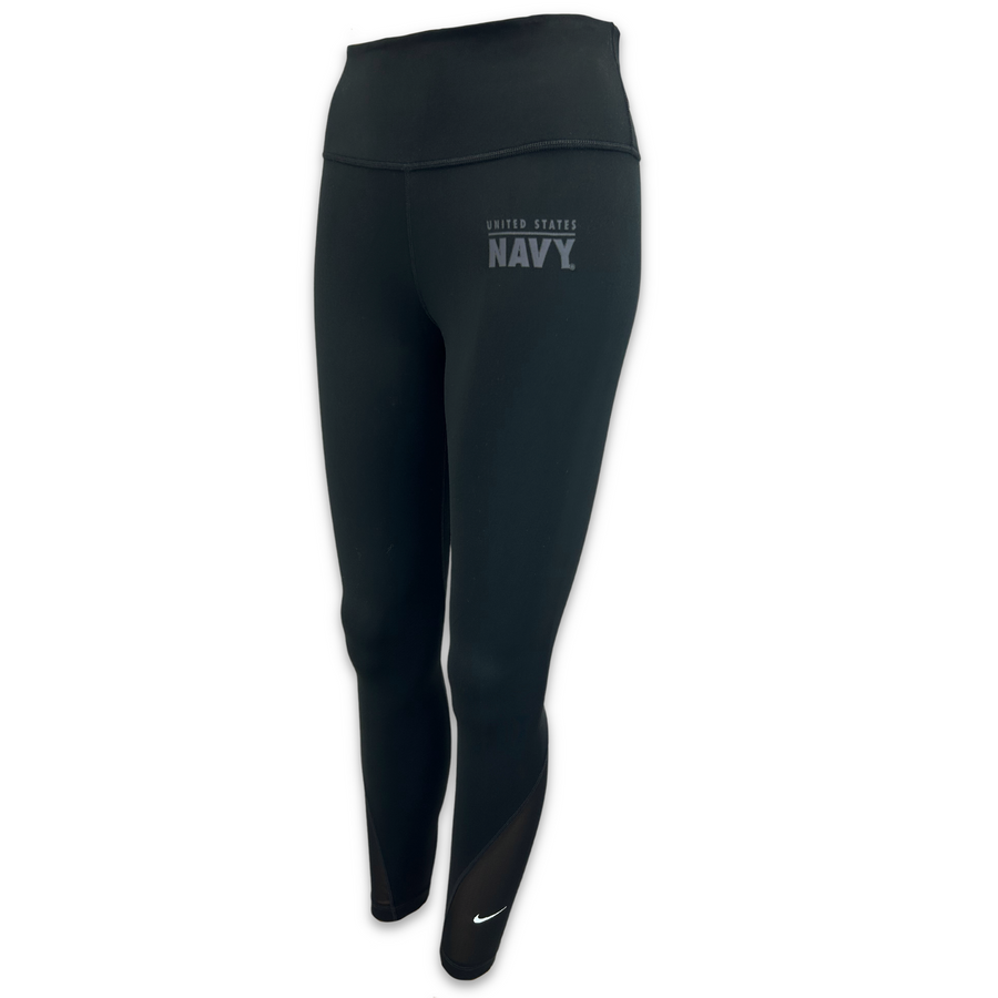 Navy Nike One 7/8 Tight (Black)