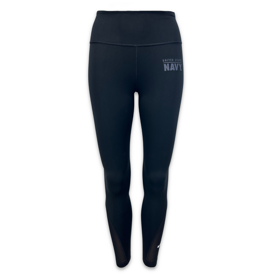 Navy Nike One 7/8 Tight (Black)