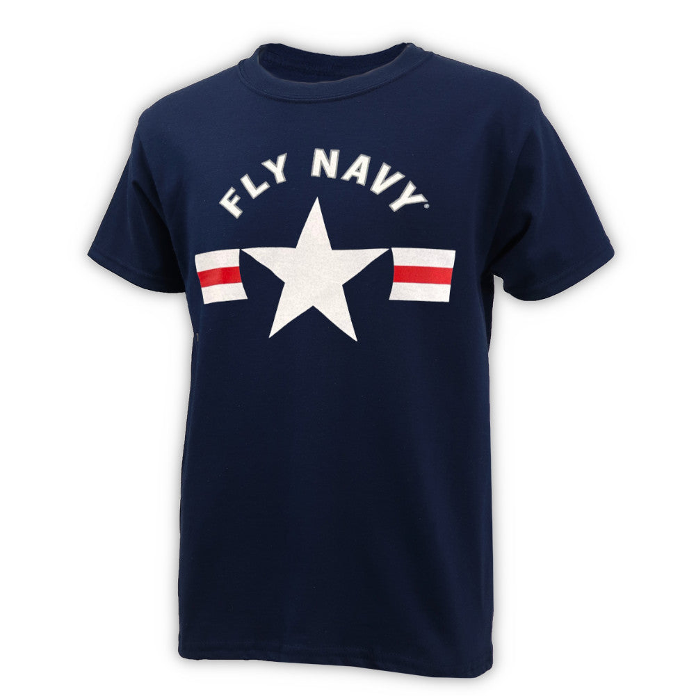 Navy Youth Fly Navy T-Shirt (Navy)