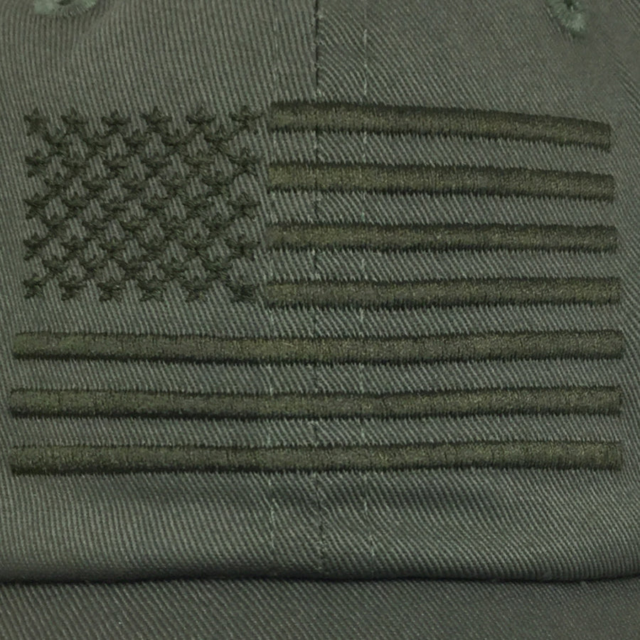 American Flag Hat (OD Green)