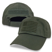 Load image into Gallery viewer, American Flag Hat (OD Green)