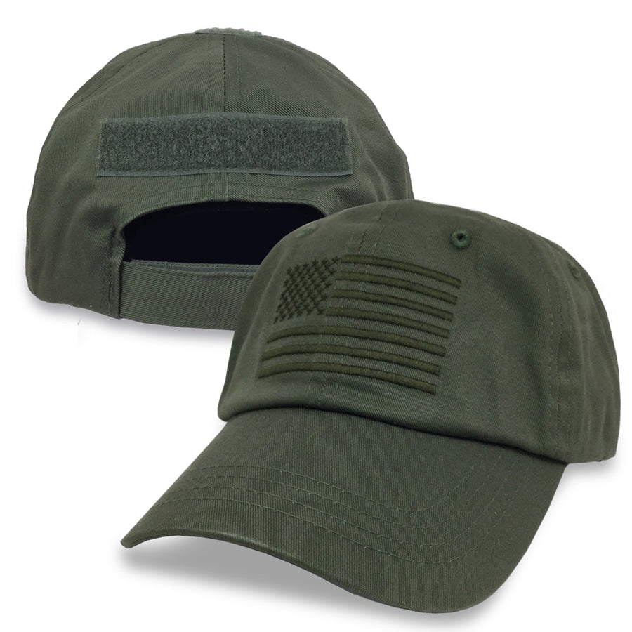 American Flag Hat (OD Green)