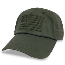 Load image into Gallery viewer, American Flag Hat (OD Green)