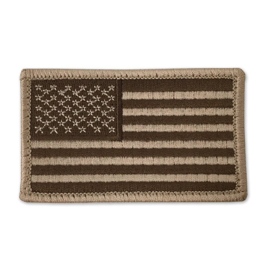 American Flag Velcro Patch (Tan)