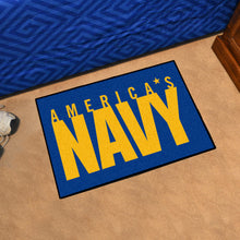 Load image into Gallery viewer, U.S. Navy Starter Mat (19&quot; x 30&quot;)