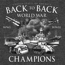 Load image into Gallery viewer, Back To Back World Champions T-Shirt (Grey)