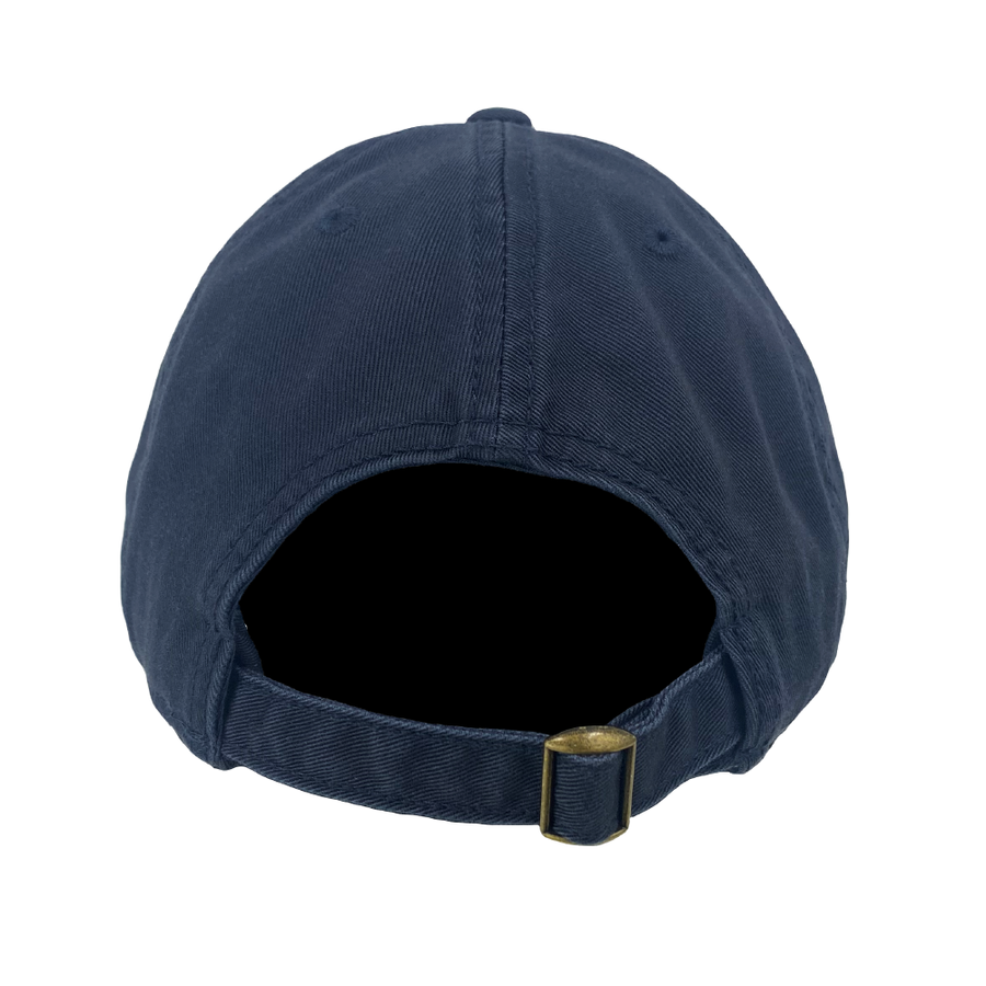 Navy Mom Relaxed Twill Hat (Navy/Gold)