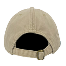 Load image into Gallery viewer, Navy Dad Relaxed Twill Hat (Khaki/Navy)