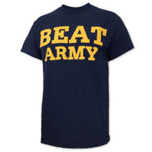 Load image into Gallery viewer, Beat Army T (Navy/Gold)