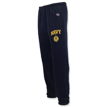 Load image into Gallery viewer, Champion Navy Fleece Issue Sweatpants (Navy)