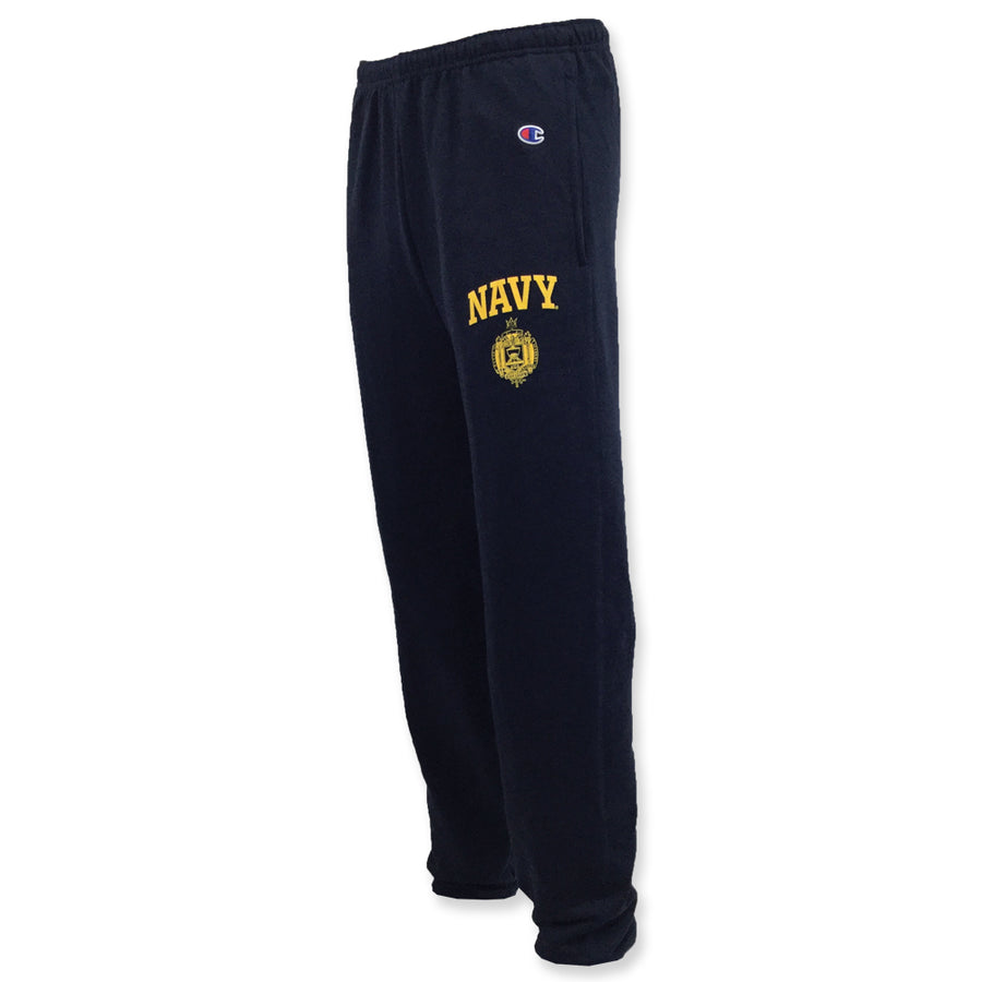 Champion Navy Fleece Issue Sweatpants (Navy)