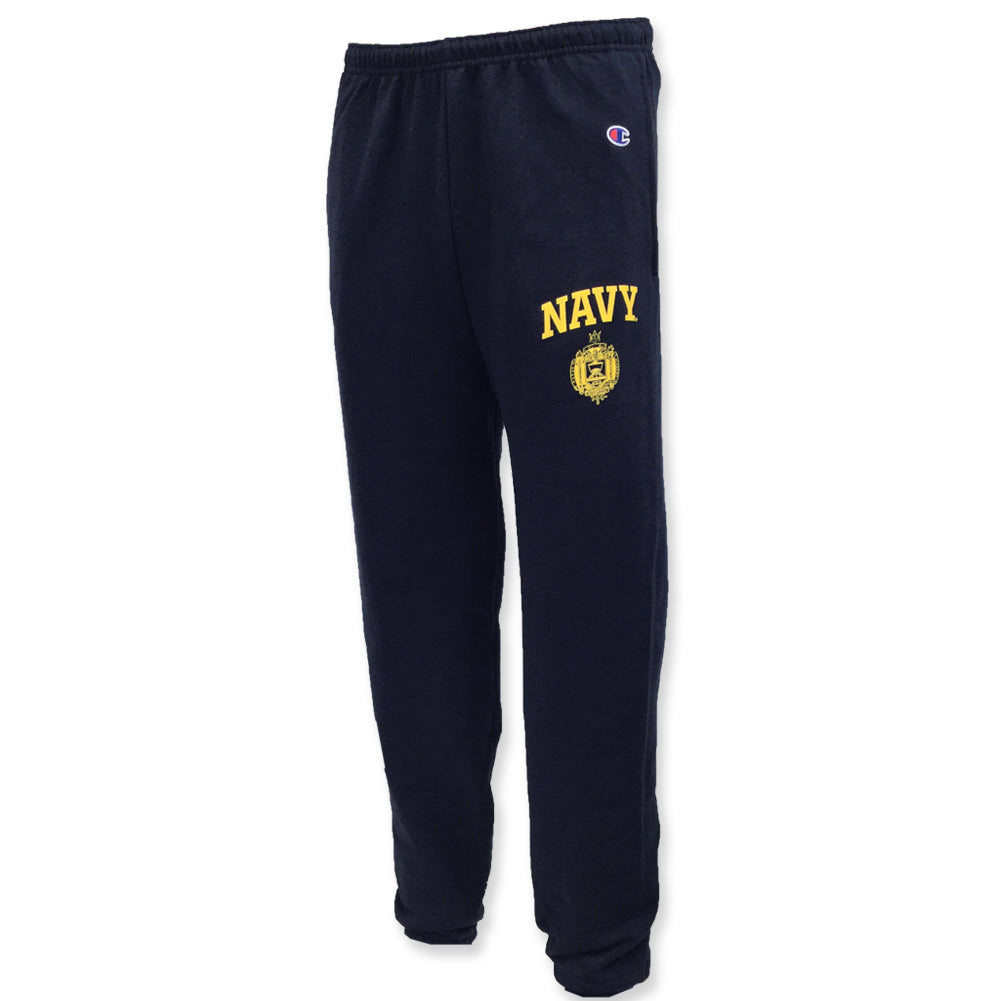 Champion Navy Fleece Issue Sweatpants (Navy)