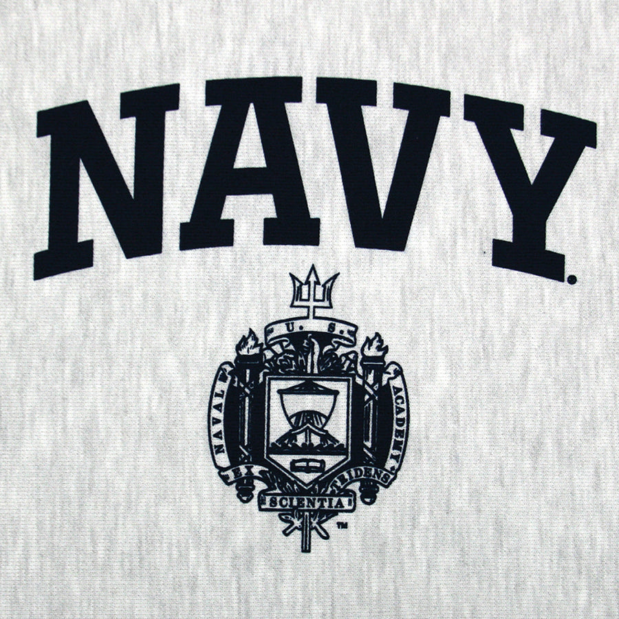 USNA Issue Champion Reverse Weave Hood (Ash)