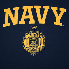 Load image into Gallery viewer, USNA Issue Champion Reverse Weave Hood (Navy)