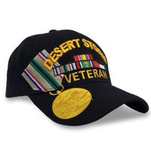 Load image into Gallery viewer, Desert Storm Veteran Medal Cap