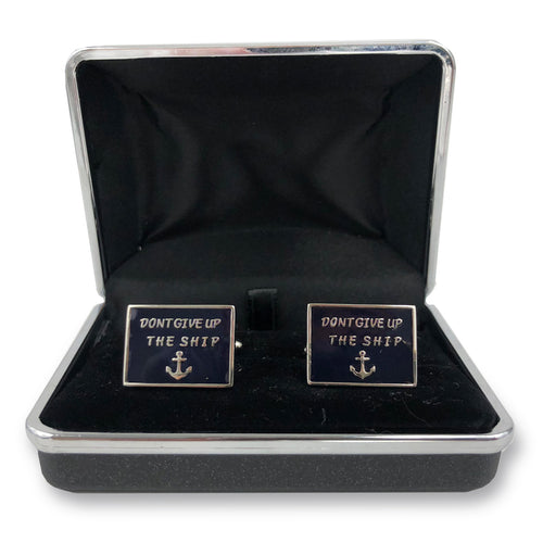 Dont Give Up The Ship Cufflinks