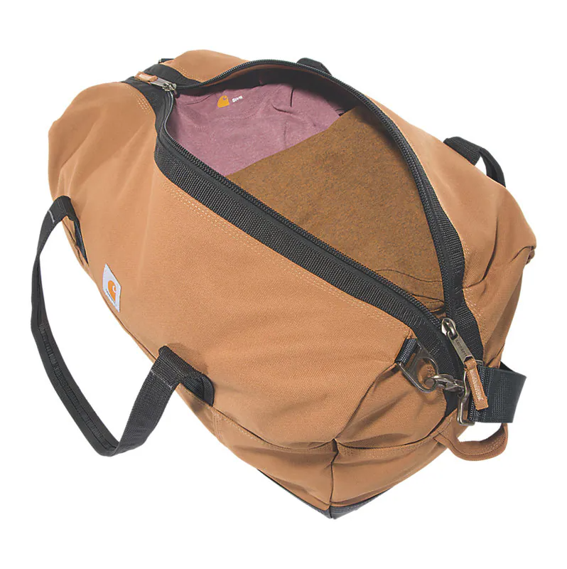 Navy Carhartt Classic Duffel Bag (Brown)