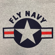 Load image into Gallery viewer, Navy Fly Navy T-Shirt (Grey)