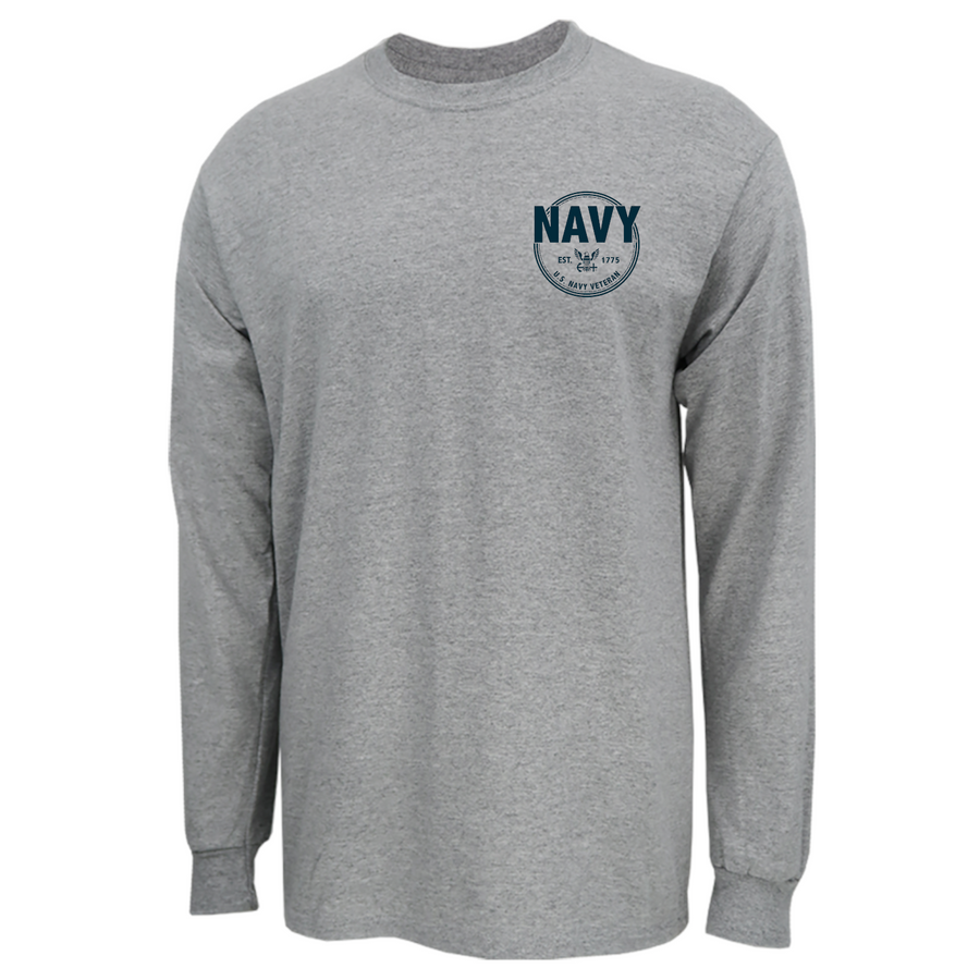Navy Veteran Long Sleeve T-Shirt
