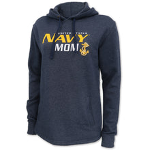 Load image into Gallery viewer, Ladies United States Navy Mom Hood (Midnight Navy)