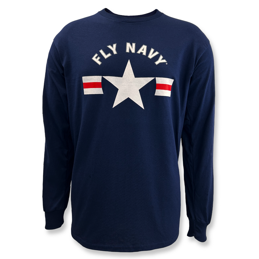 Navy Fly Navy Long Sleeve T-Shirt (Navy)