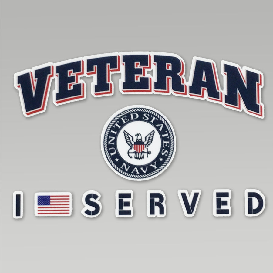 Navy Veteran I Served Decal