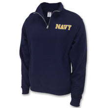 Load image into Gallery viewer, Navy 1/4 Zip Sweatshirt (Navy)
