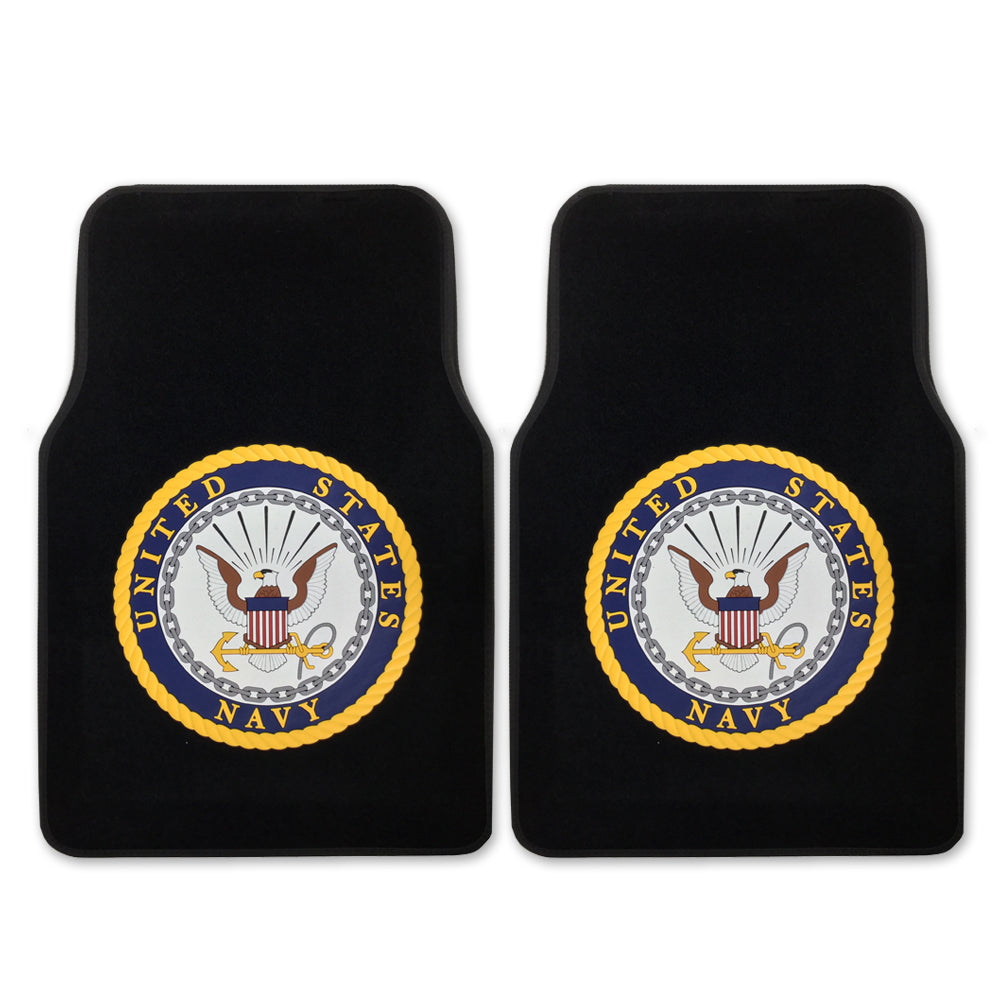 Navy 2 Piece Car Mats