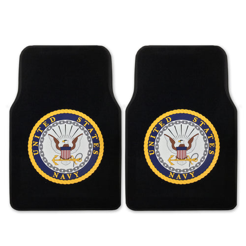 Navy 2 Piece Car Mats