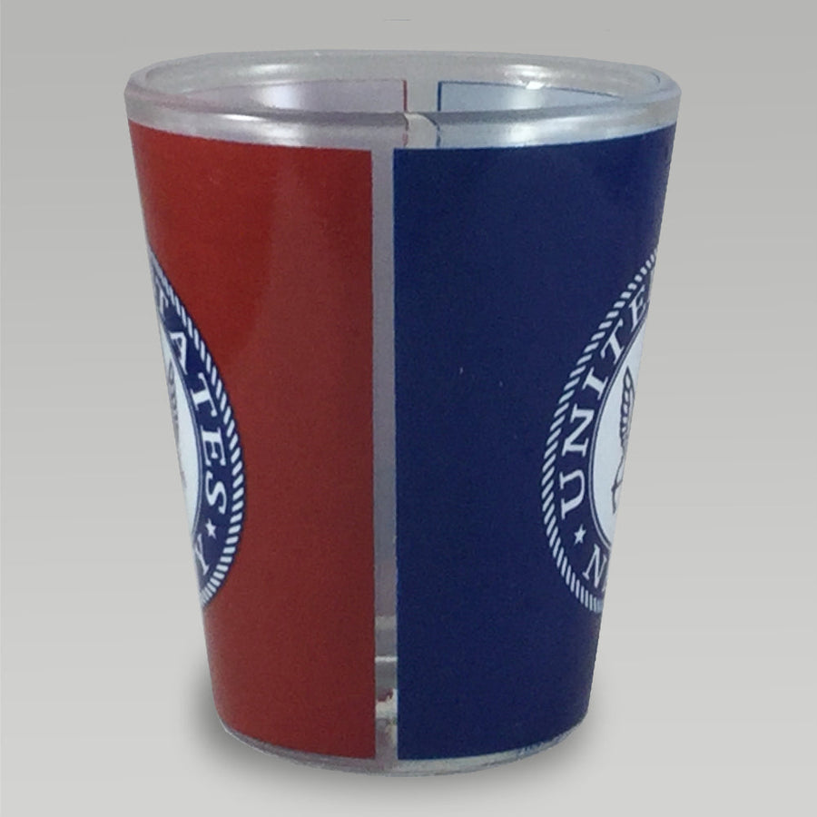 NAVY 2 TONESHOTGLASS 1