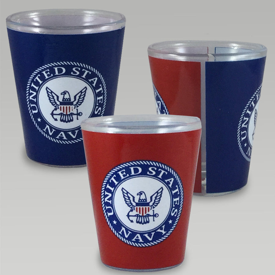 NAVY 2 TONESHOTGLASS