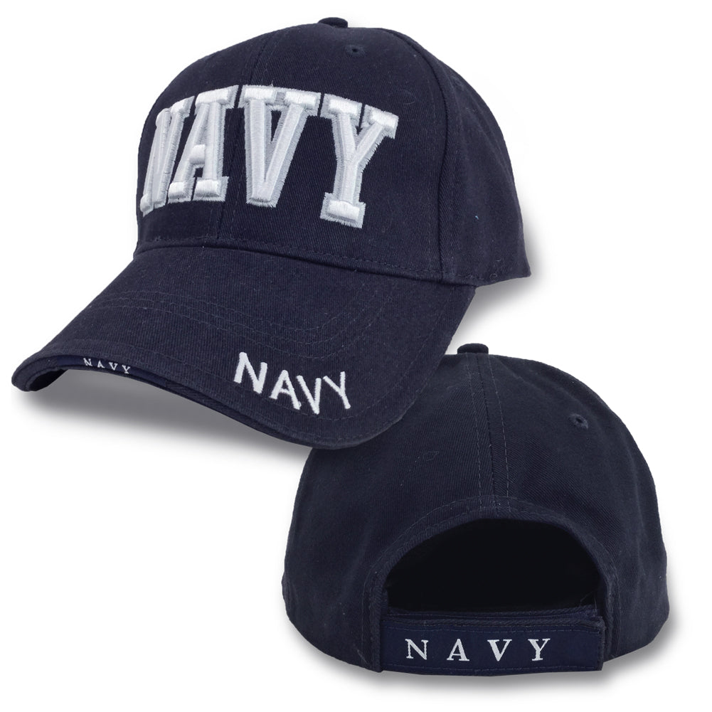 Navy 3D Block Hat