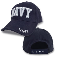 Load image into Gallery viewer, Navy 3D Block Hat