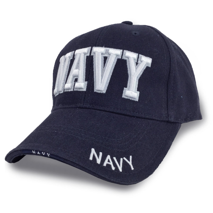 Navy 3D Block Hat