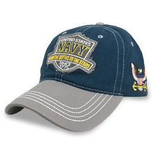 Load image into Gallery viewer, Navy American Vintage Hat (Navy)