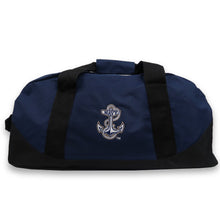 Load image into Gallery viewer, NAVY ANCHOR DOME DUFFEL BAG (NAVY) 3