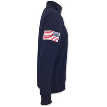 Load image into Gallery viewer, NAVY ANCHOR EMBROIDERED FLEECE 1/4 ZIP (NAVY) 2