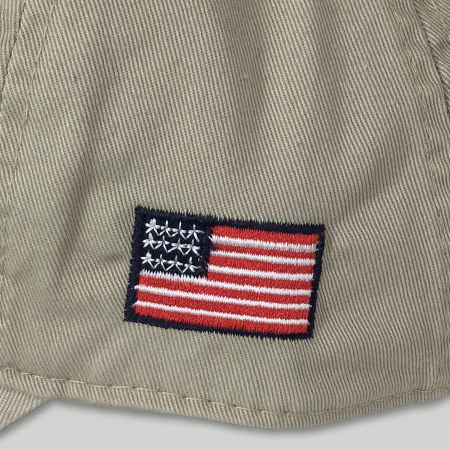 Navy Anchor Hat (Khaki)