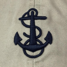 Load image into Gallery viewer, Navy Anchor Hat (Khaki)