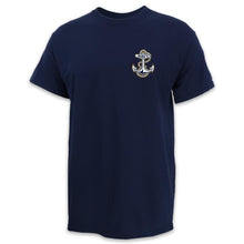 Load image into Gallery viewer, Navy Anchor Logo T-Shirt